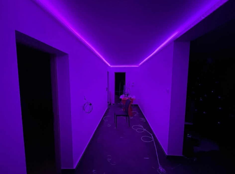 Lila Led világítás