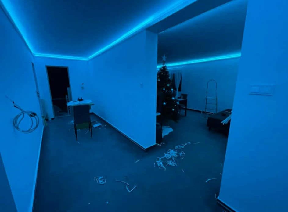 Kék Led világítás